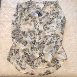 NWT Express Floral Blouse sz XS